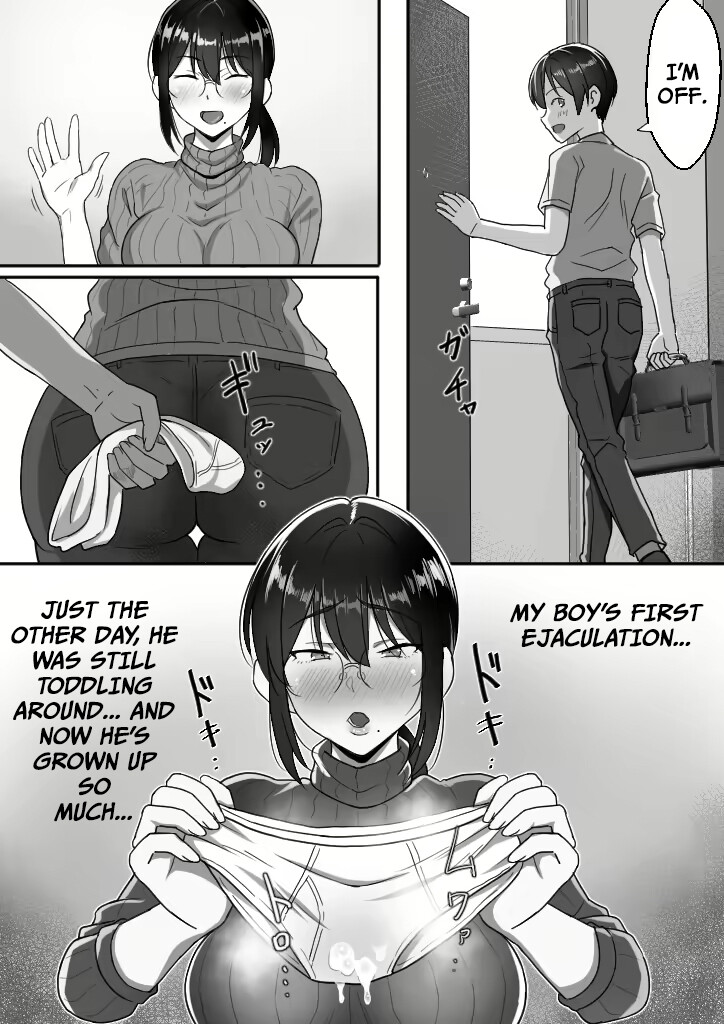 Hentai Manga Comic-Mother & Son Bonding in a Poor Single-Parent Household Feels Good-Read-6